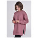 Target Γυναικείο φούτερ Loose Crewneck Side Slits Fleece "Icon"